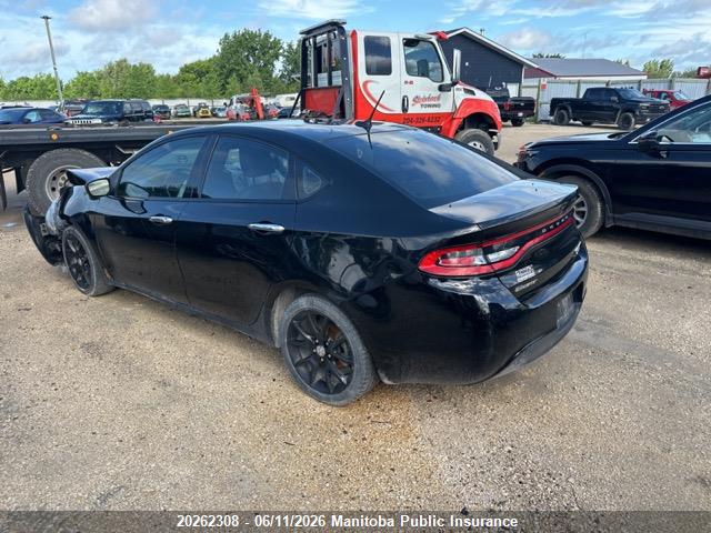 20262308 :رقم المزاد ، 1C3CDFCB9ED770395 vin ، 2014 Dodge Dart Limited مزاد بيع