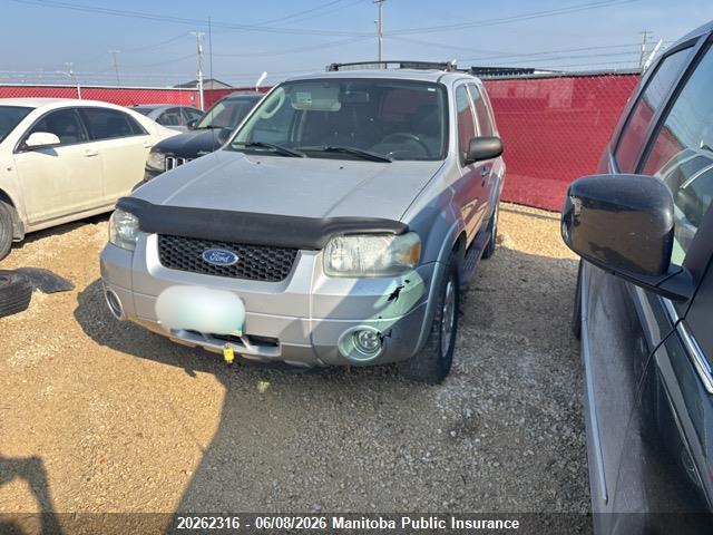 Продажа на аукционе авто 2006 Ford Escape Limited V6, vin: 1FMYU94186KC86087, номер лота: 20262316