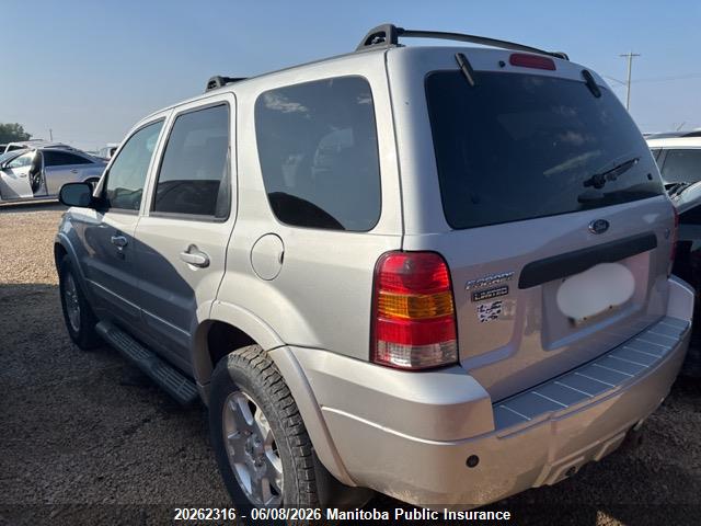 Продажа на аукционе авто 2006 Ford Escape Limited V6, vin: 1FMYU94186KC86087, номер лота: 20262316