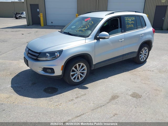 20262324 :رقم المزاد ، WVGNV7AX7HK007776 vin ، 2017 Volkswagen Tiguan 2.0 Tsi مزاد بيع