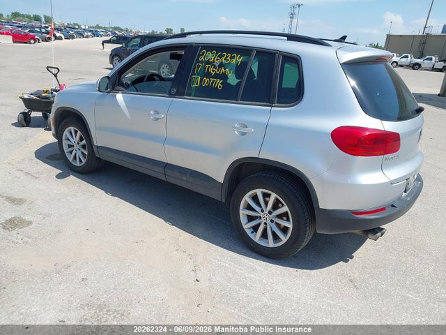 20262324 :رقم المزاد ، WVGNV7AX7HK007776 vin ، 2017 Volkswagen Tiguan 2.0 Tsi مزاد بيع