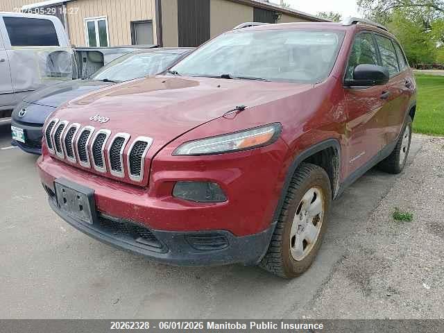 20262328 :رقم المزاد ، 1C4PJMAS2EW322257 vin ، 2014 Jeep Cherokee Sport مزاد بيع