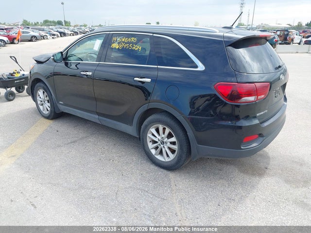 2019 Kia Sorento Lx მანქანა იყიდება აუქციონზე, vin: 5XYPGDA35KG455224, აუქციონის ნომერი: 20262338