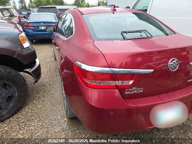 2012 Buick Verano მანქანა იყიდება აუქციონზე, vin: 1G4PS5SK2C4125952, აუქციონის ნომერი: 20262340
