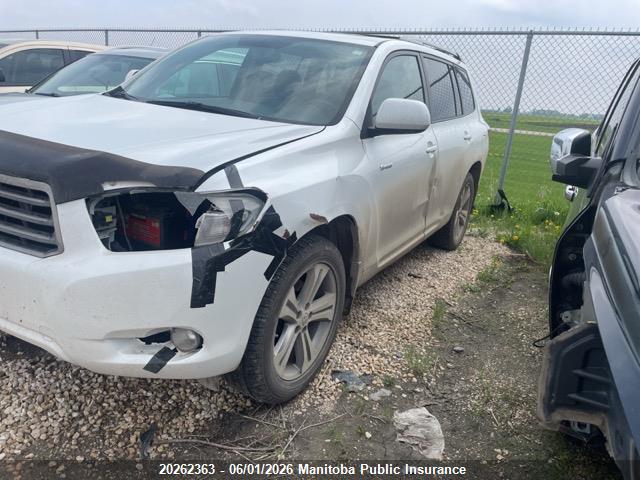 Продаж на аукціоні авто 2010 Toyota Highlander Sport V6, vin: 5TDEK3EH2AS020832, номер лоту: 20262363