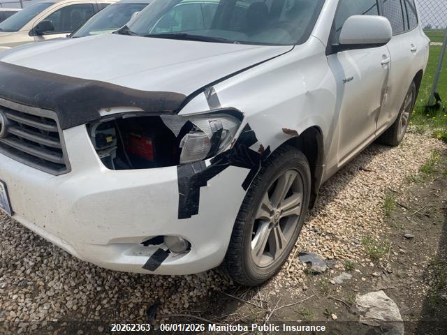Продаж на аукціоні авто 2010 Toyota Highlander Sport V6, vin: 5TDEK3EH2AS020832, номер лоту: 20262363