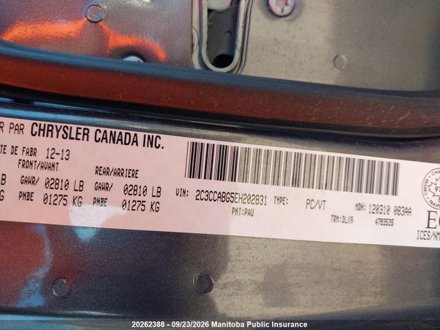 Продаж на аукціоні авто 2014 Chrysler 300 S, vin: 2C3CCABG5EH202831, номер лоту: 20262388