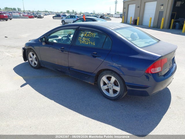 20262397 :رقم المزاد ، 2HGFA16877H032946 vin ، 2007 Honda Civic Ex مزاد بيع