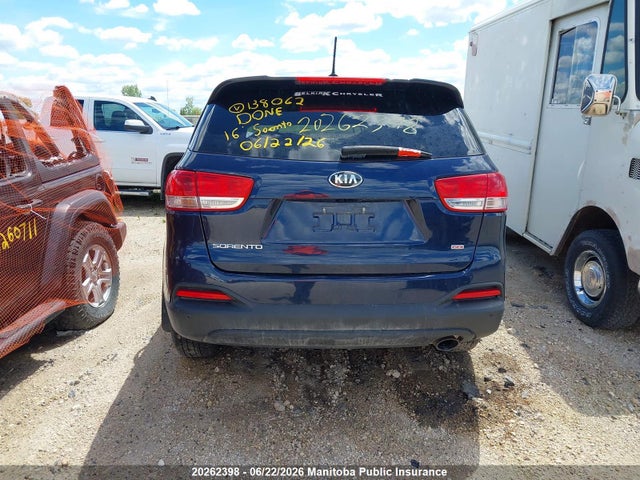 Продажа на аукционе авто 2016 Kia Sorento Lx, vin: 5XYPG4A3XGG138062, номер лота: 20262398