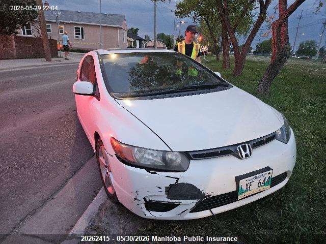 Aukcja sprzedaży 2008 Honda Civic Lx, vin: 2HGFG11608H002693, numer aukcji: 20262415