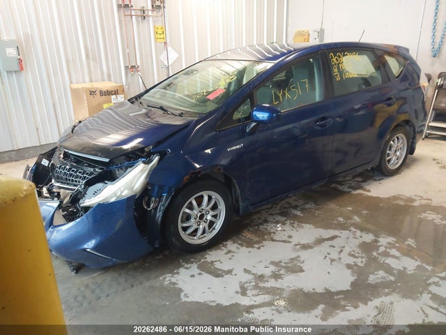 2012 Toyota Prius V მანქანა იყიდება აუქციონზე, vin: JTDZN3EUXC3121692, აუქციონის ნომერი: 20262486