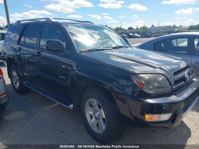 2003 Toyota 4runner Limited V8 მანქანა იყიდება აუქციონზე, vin: JTEBT17R930020970, აუქციონის ნომერი: 20262492