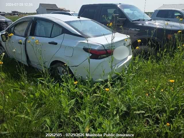 2025 Nissan Versa 1.6 S მანქანა იყიდება აუქციონზე, vin: 3N1CN8DV5SL829190, აუქციონის ნომერი: 20262505