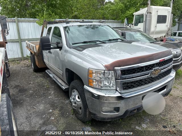 20262512 :رقم المزاد ، 1GB5K0CL1BZ241591 vin ، 2011 Chevrolet Silverado 3500 Lt Ext Cab مزاد بيع