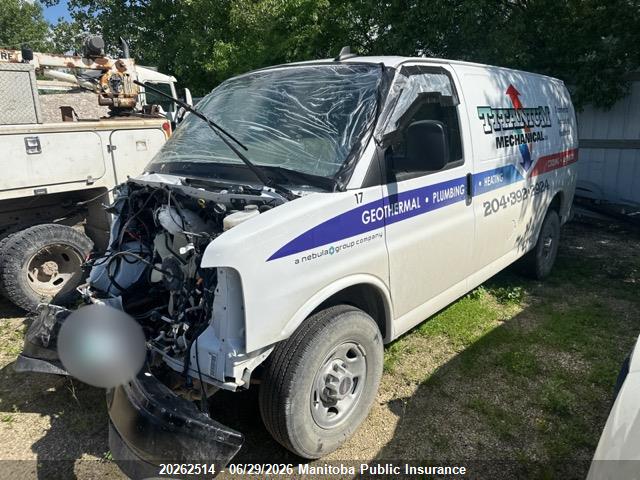 1GTW7AFP1P1205489 GMC Savana 2500 Cargo Van