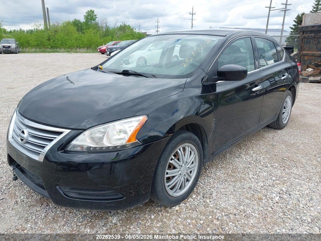 2014 Nissan Sentra 1.8 S მანქანა იყიდება აუქციონზე, vin: 3N1AB7AP0EL634229, აუქციონის ნომერი: 20262539