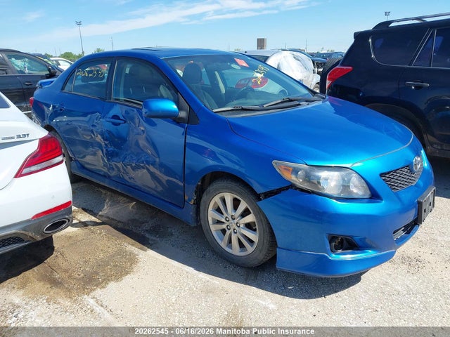 20262545 :رقم المزاد ، 2T1BU4EE1AC224331 vin ، 2010 Toyota Corolla S مزاد بيع