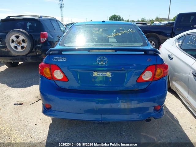 20262545 :رقم المزاد ، 2T1BU4EE1AC224331 vin ، 2010 Toyota Corolla S مزاد بيع