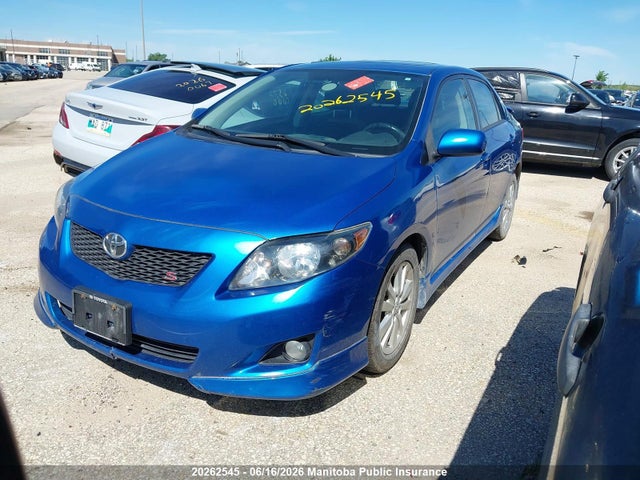 20262545 :رقم المزاد ، 2T1BU4EE1AC224331 vin ، 2010 Toyota Corolla S مزاد بيع