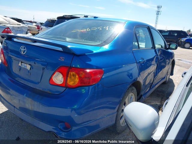 20262545 :رقم المزاد ، 2T1BU4EE1AC224331 vin ، 2010 Toyota Corolla S مزاد بيع