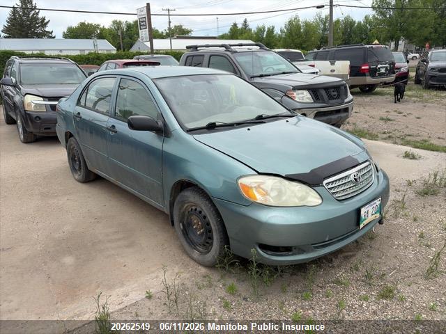 2005 Toyota Corolla Ce მანქანა იყიდება აუქციონზე, vin: 2T1BR32E65C866727, აუქციონის ნომერი: 20262549