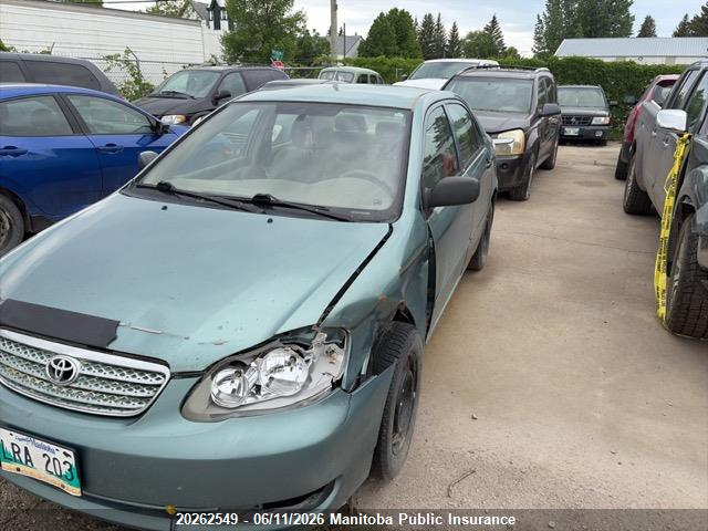 2005 Toyota Corolla Ce მანქანა იყიდება აუქციონზე, vin: 2T1BR32E65C866727, აუქციონის ნომერი: 20262549