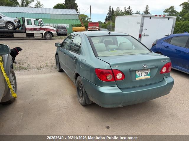 2005 Toyota Corolla Ce მანქანა იყიდება აუქციონზე, vin: 2T1BR32E65C866727, აუქციონის ნომერი: 20262549