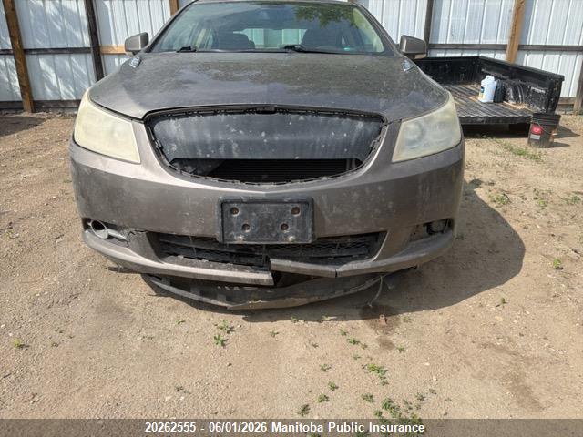 20262555 :رقم المزاد ، 1G4GK5EG1AF276001 vin ، 2010 Buick Lacrosse Cxl V6 مزاد بيع