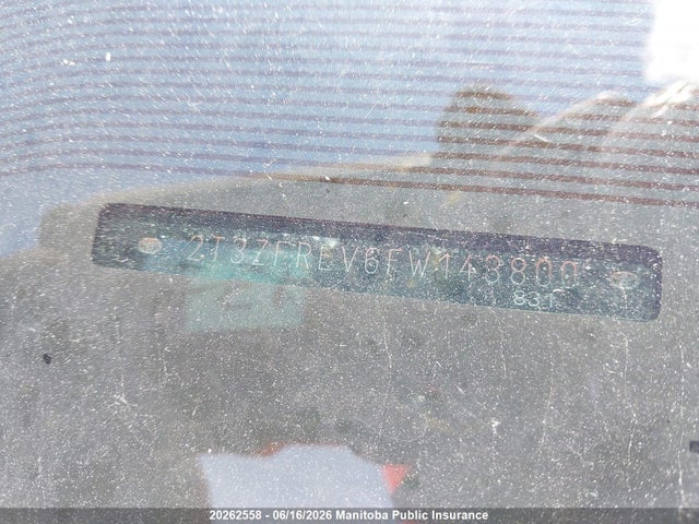 2015 Toyota Rav4 Le მანქანა იყიდება აუქციონზე, vin: 2T3ZFREV6FW143800, აუქციონის ნომერი: 20262558