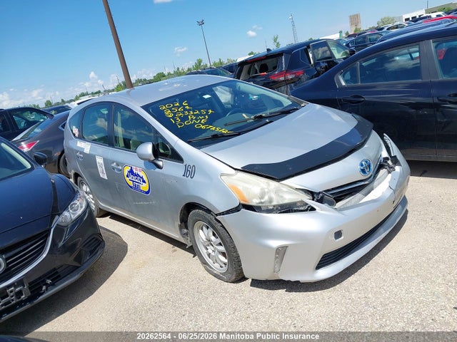 2013 Toyota Prius V მანქანა იყიდება აუქციონზე, vin: JTDZN3EU7D3233254, აუქციონის ნომერი: 20262564