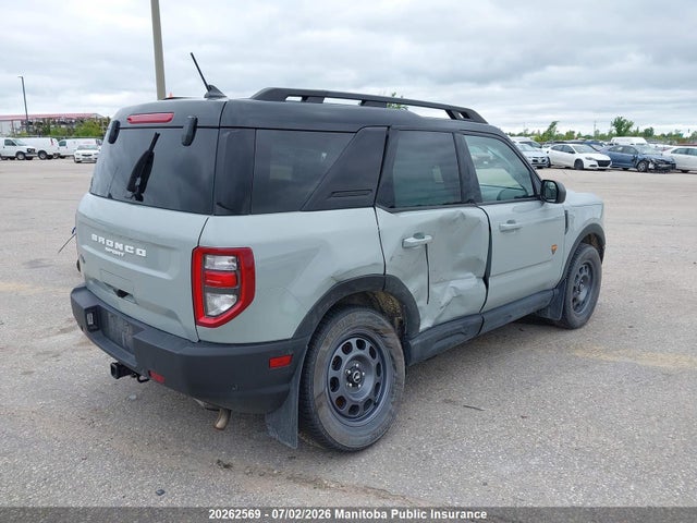 Продажа на аукционе авто 2021 Ford Bronco Sport Badlands, vin: 3FMCR9D96MRA66800, номер лота: 20262569