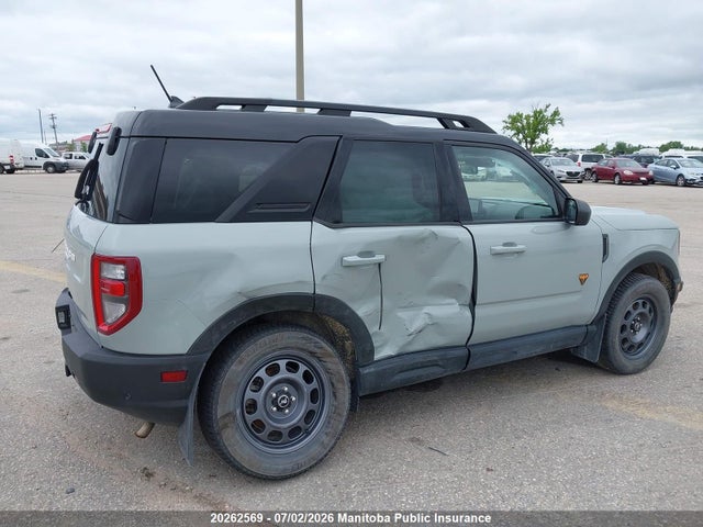 Продажа на аукционе авто 2021 Ford Bronco Sport Badlands, vin: 3FMCR9D96MRA66800, номер лота: 20262569