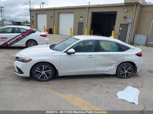 20262574 :رقم المزاد ، 19XFL2H50NE400121 vin ، 2022 Honda Civic Lx مزاد بيع