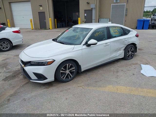 20262574 :رقم المزاد ، 19XFL2H50NE400121 vin ، 2022 Honda Civic Lx مزاد بيع