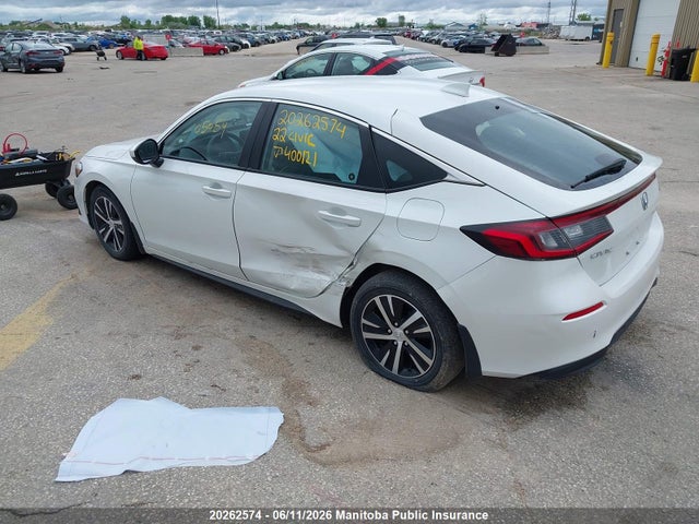 20262574 :رقم المزاد ، 19XFL2H50NE400121 vin ، 2022 Honda Civic Lx مزاد بيع