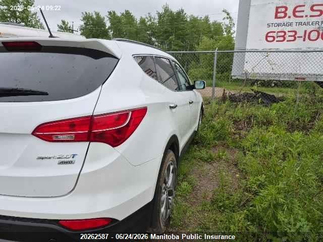 2015 Hyundai Santa Fe Sport 2.0t მანქანა იყიდება აუქციონზე, vin: 5XYZUDLA5FG244432, აუქციონის ნომერი: 20262587