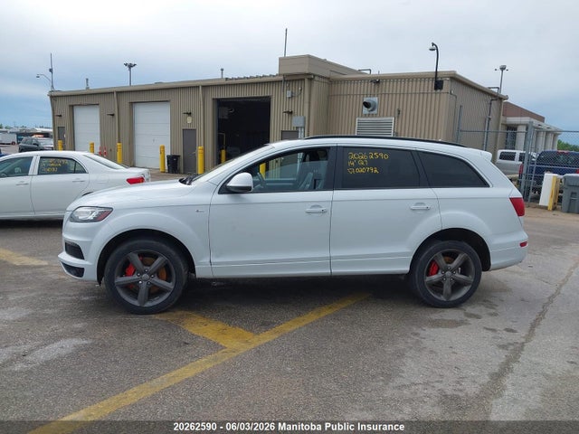 20262590 :رقم المزاد ، WA1DGCFE9ED020792 vin ، 2014 Audi Q7 V6 مزاد بيع