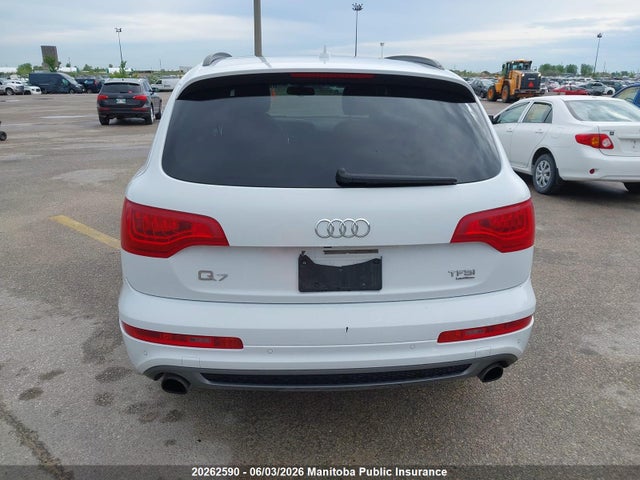 20262590 :رقم المزاد ، WA1DGCFE9ED020792 vin ، 2014 Audi Q7 V6 مزاد بيع