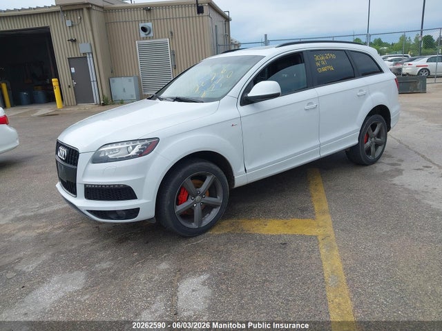 20262590 :رقم المزاد ، WA1DGCFE9ED020792 vin ، 2014 Audi Q7 V6 مزاد بيع