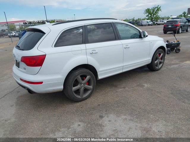 20262590 :رقم المزاد ، WA1DGCFE9ED020792 vin ، 2014 Audi Q7 V6 مزاد بيع