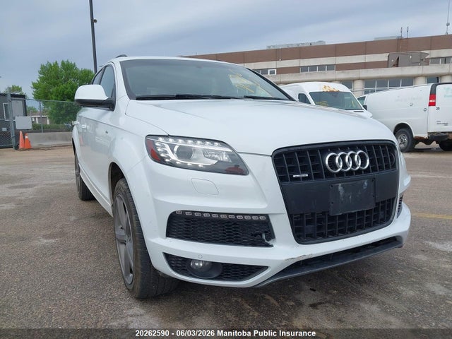 20262590 :رقم المزاد ، WA1DGCFE9ED020792 vin ، 2014 Audi Q7 V6 مزاد بيع