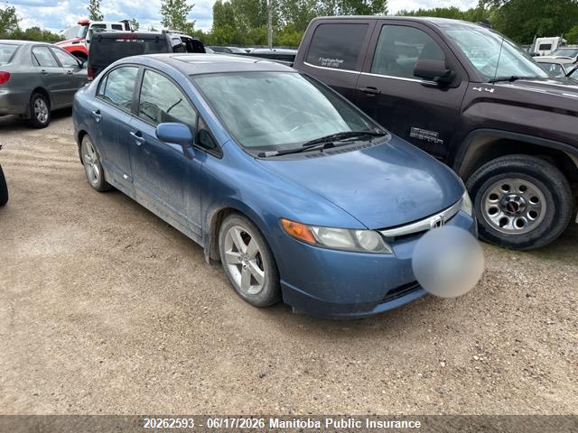 20262593 :رقم المزاد ، 2HGFA169X8H002432 vin ، 2008 Honda Civic Ex-l مزاد بيع