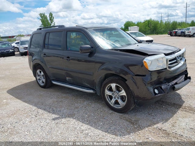 20262595 :رقم المزاد ، 5FNYF4H50EB502489 vin ، 2014 Honda Pilot Ex-l مزاد بيع
