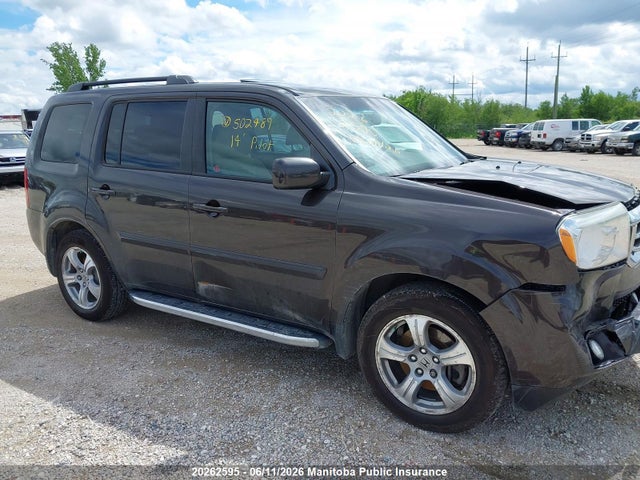 20262595 :رقم المزاد ، 5FNYF4H50EB502489 vin ، 2014 Honda Pilot Ex-l مزاد بيع
