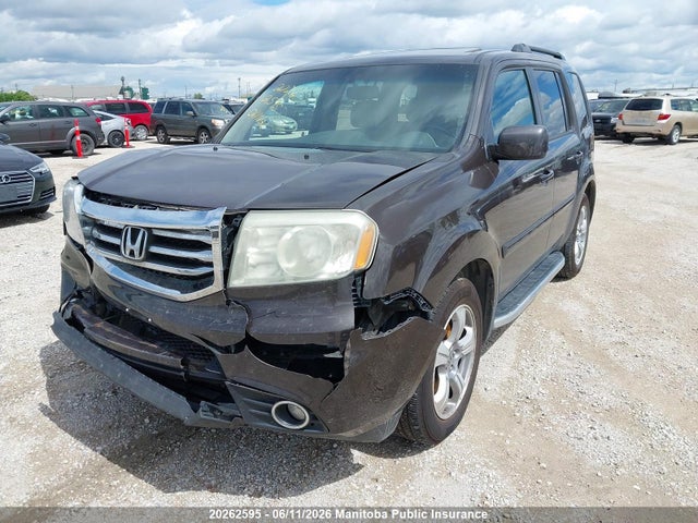 20262595 :رقم المزاد ، 5FNYF4H50EB502489 vin ، 2014 Honda Pilot Ex-l مزاد بيع