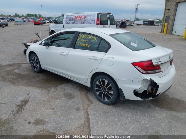 Aukcja sprzedaży 2015 Honda Civic Ex, vin: 2HGFB2F58FH004855, numer aukcji: 20262596