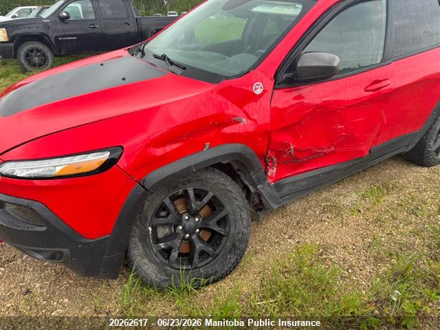 20262617 :رقم المزاد ، 1C4PJMBS4HW590813 vin ، 2017 Jeep Cherokee Trailhawk مزاد بيع