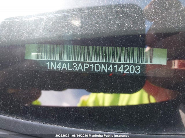 Продажа на аукционе авто 2013 Nissan Altima 2.5 Sv, vin: 1N4AL3AP1DN414203, номер лота: 20262622