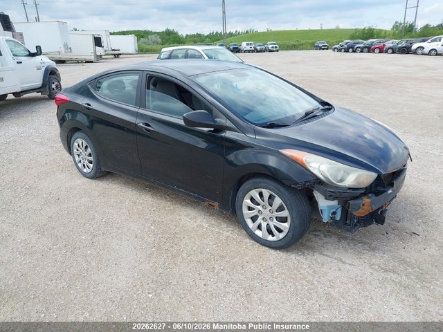 20262627 :رقم المزاد ، 5NPDH4AE4BH029101 vin ، 2011 Hyundai Elantra Gl مزاد بيع