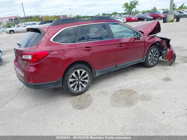 Продаж на аукціоні авто 2016 Subaru Outback 2.5i Limited, vin: 4S4BSCNC7G3348096, номер лоту: 20262643